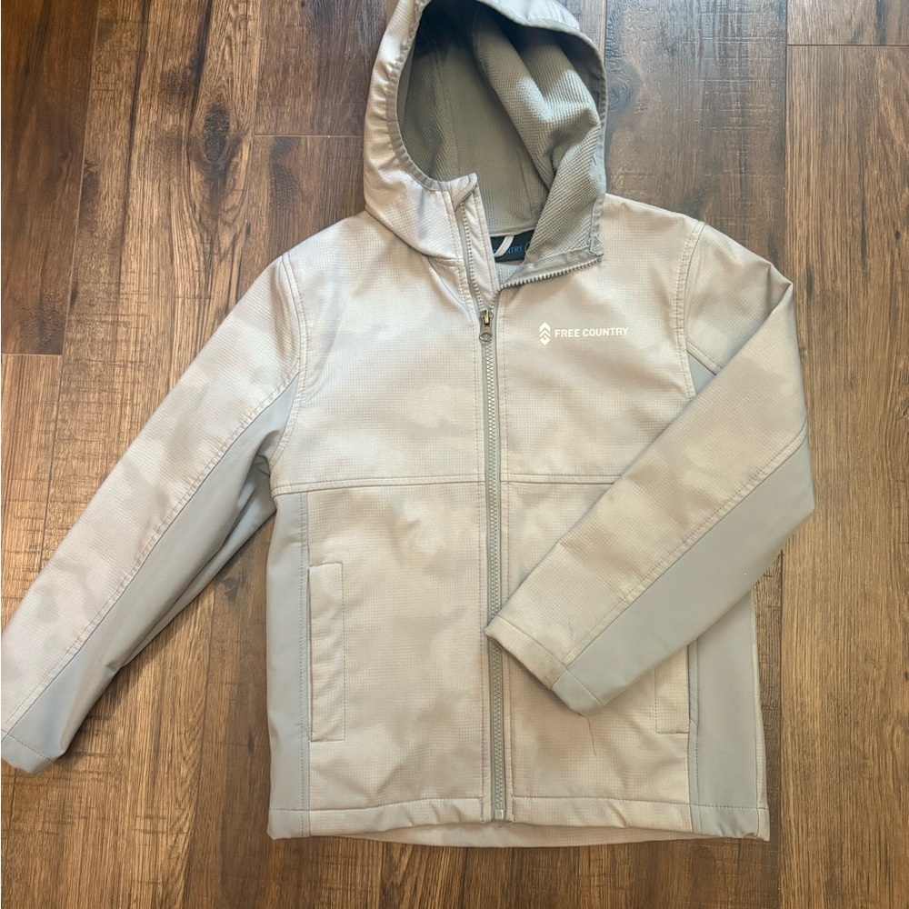Free Country Kids' Tan Hooded Sweatshirt